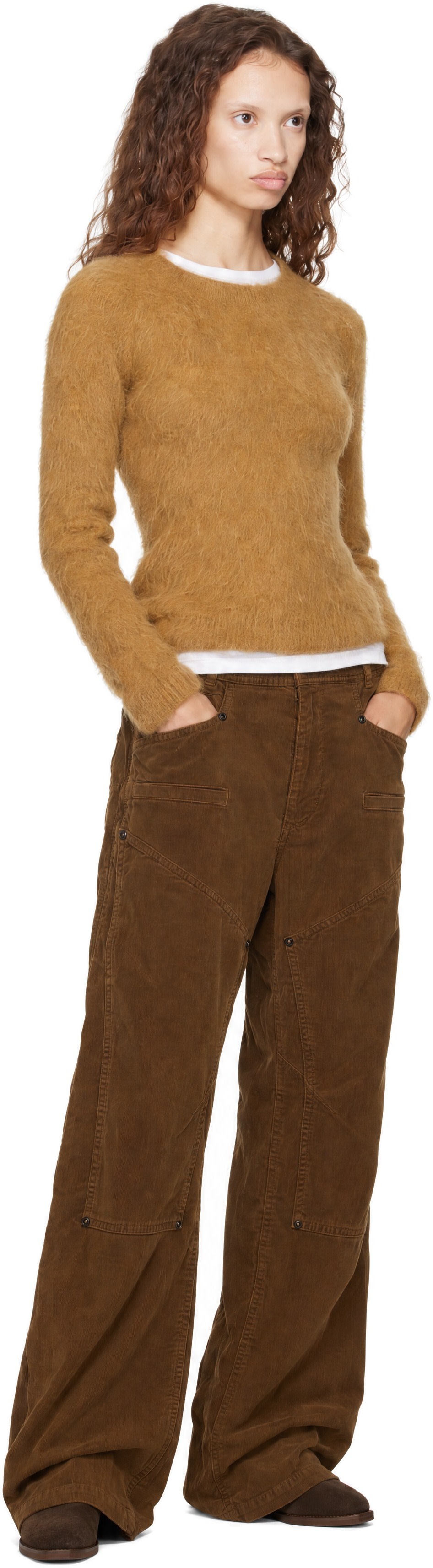 Isabel Marant - Pantalon Emmi kaki