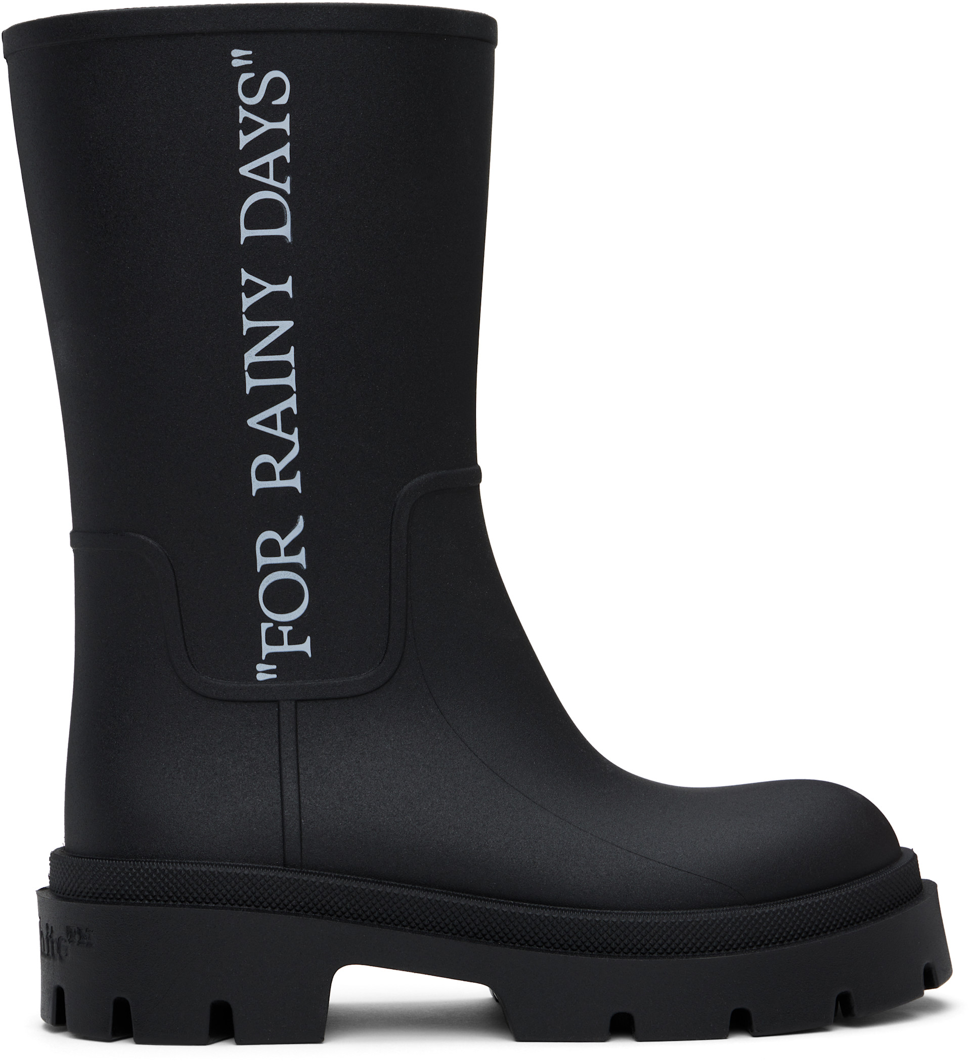 Off-White - Bottes Reboot 'Rainy Days' noires