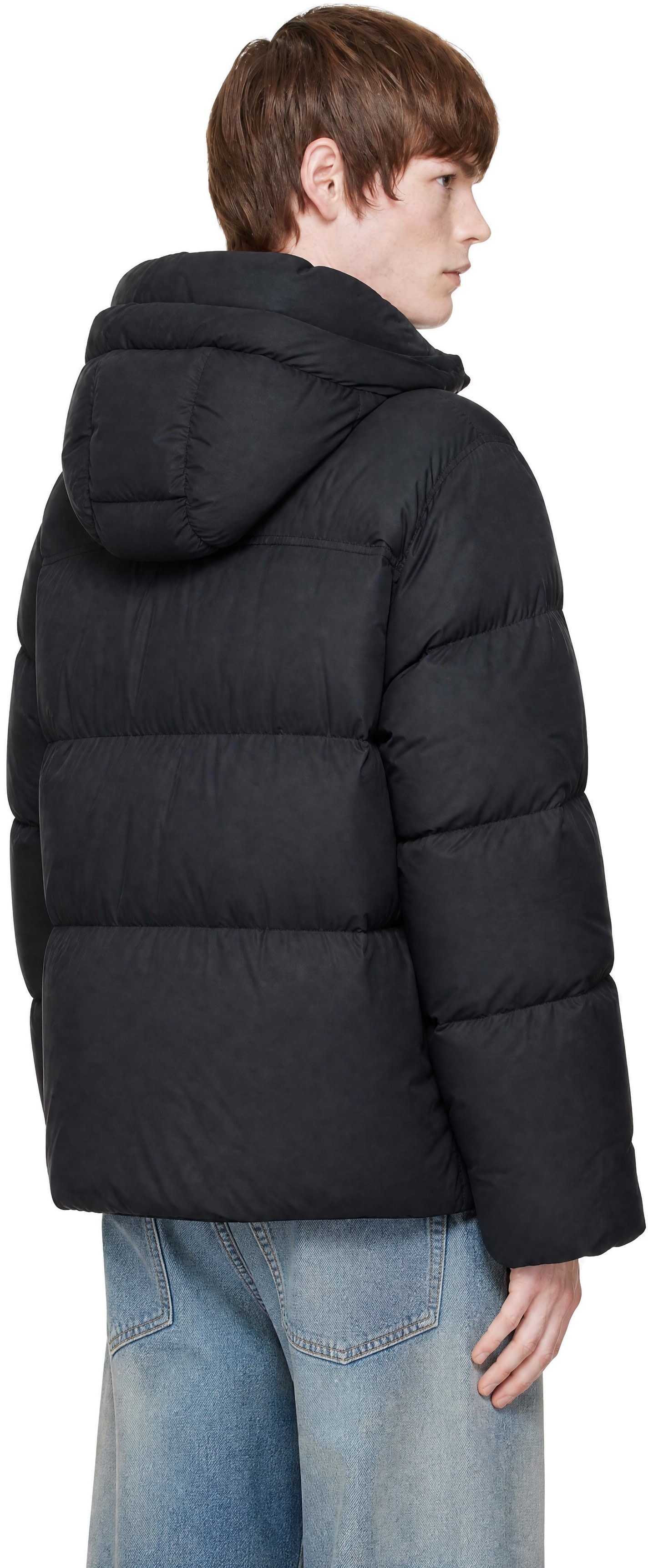 Off-White - Black Patch Arrow Down Jacket