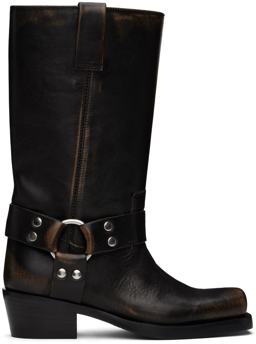 Paris Texas - Black Roxy Boots