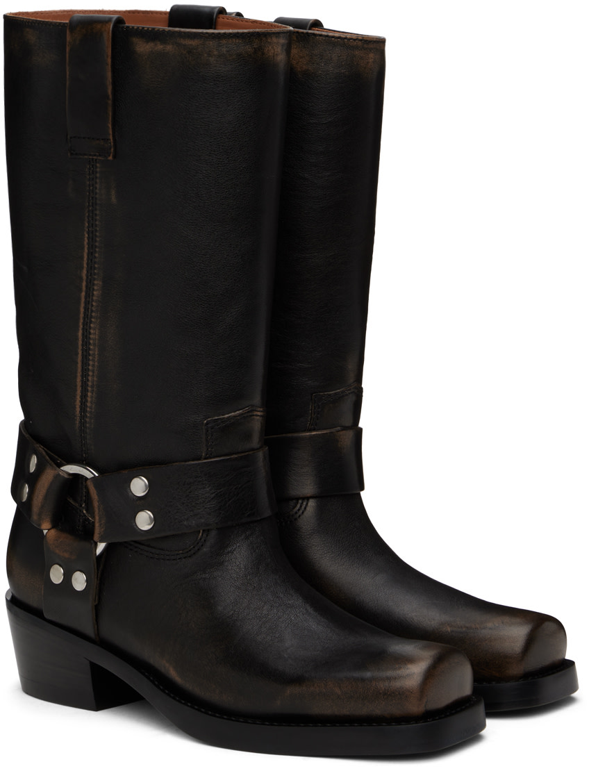 Paris Texas - Black Roxy Boots