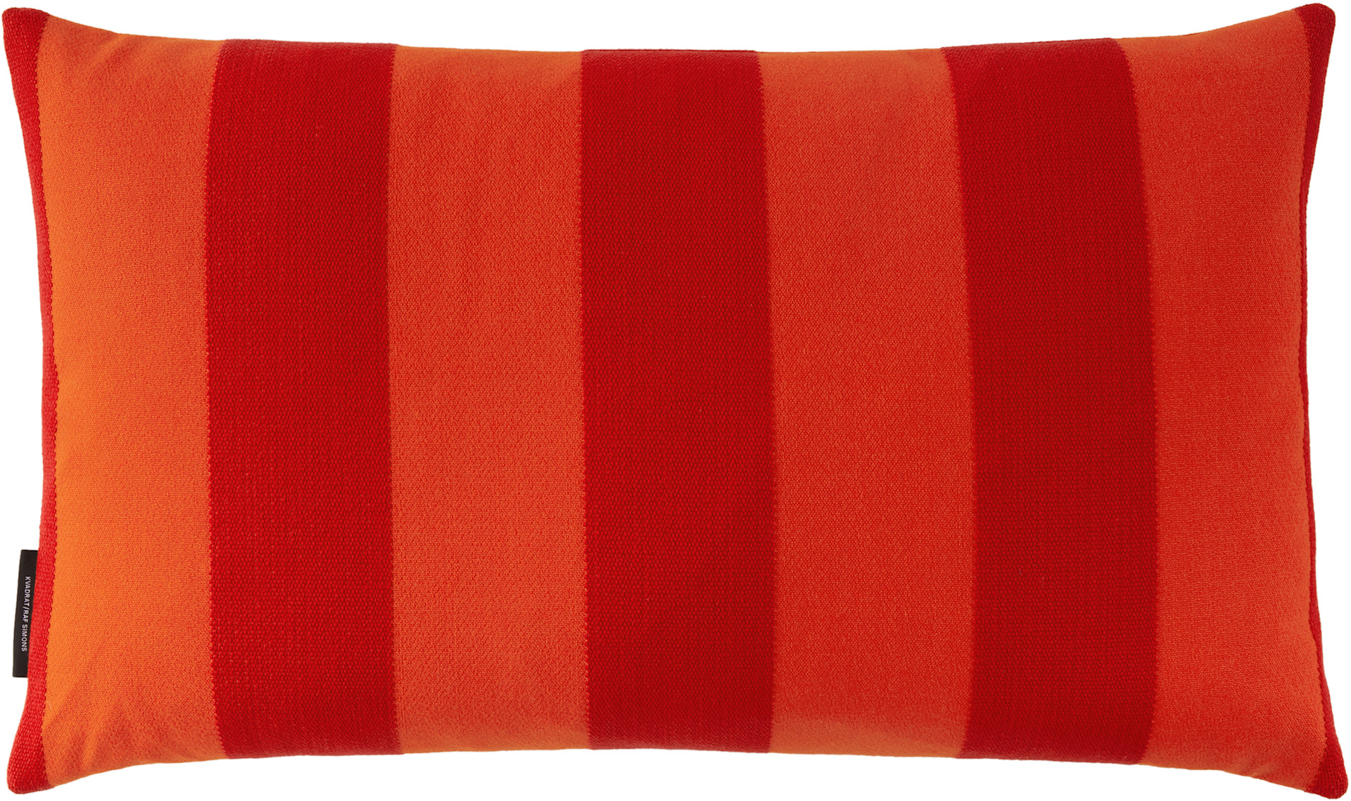 Kvadrat/Raf Simons - Coussin rouge et orange en Reflex