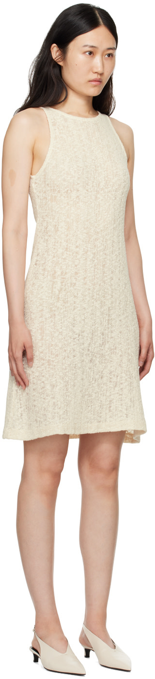 BITE - Robe midi Whisper blanc cassé