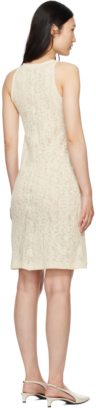 BITE - Robe midi Whisper blanc cassé
