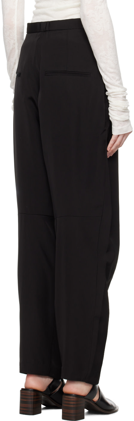 BITE - Pantalon de soirée noir à ceinture