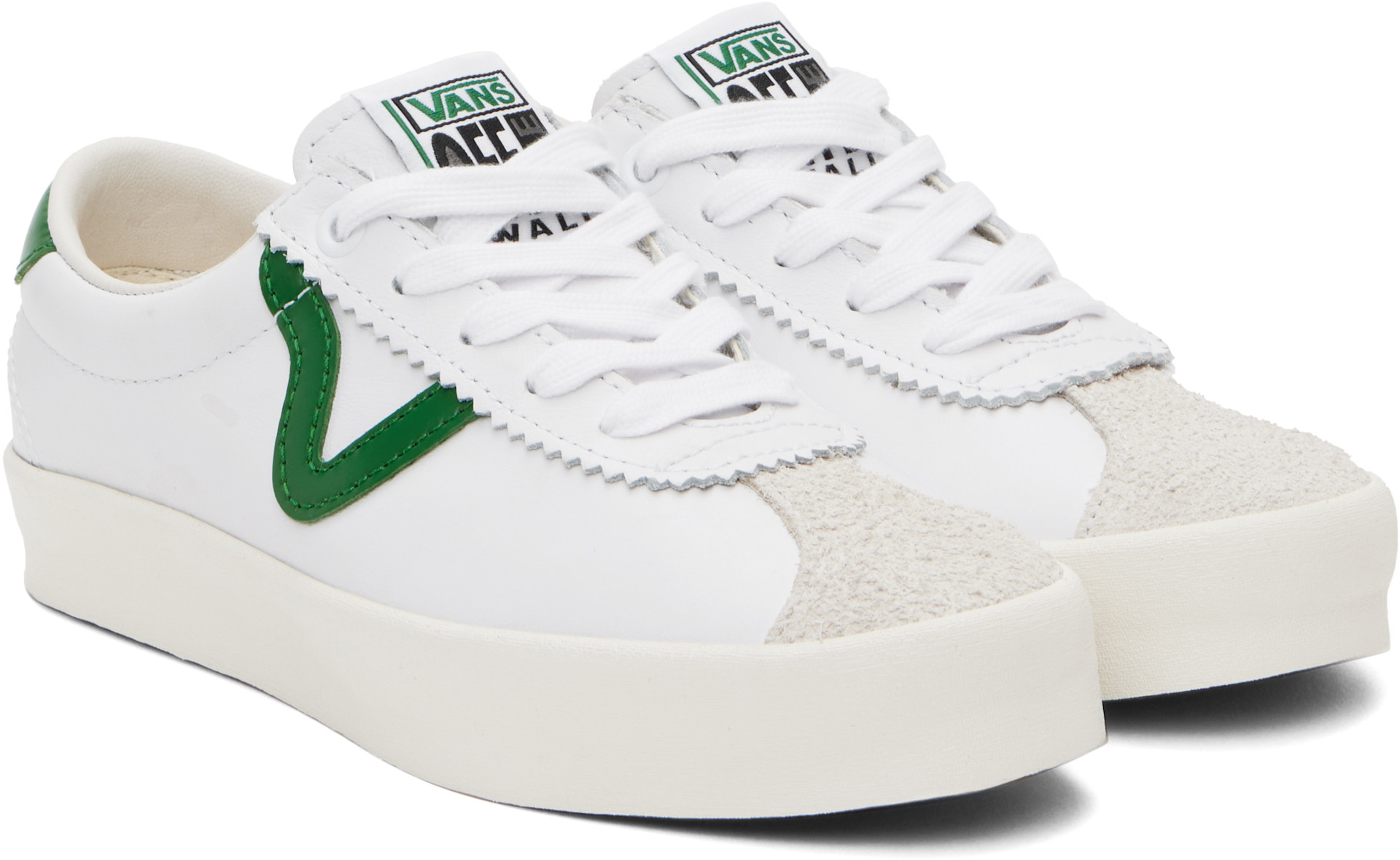 Vans: White Premium Sport Low 73 Sneakers | SSENSE Spain display picture 1
