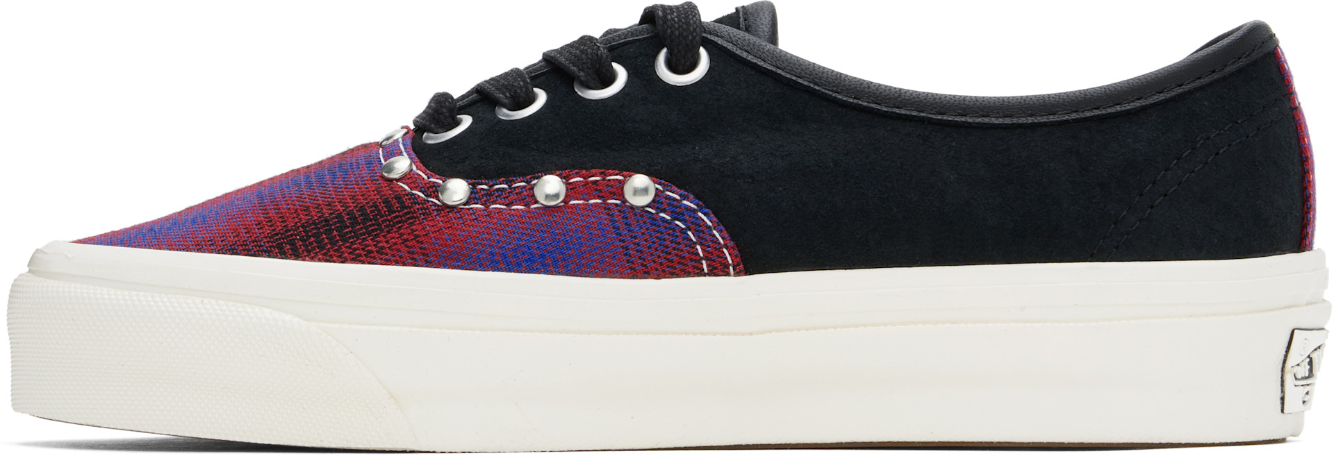 Vans: Black & Purple LX Authentic Reissue 44 Sneakers | SSENSE