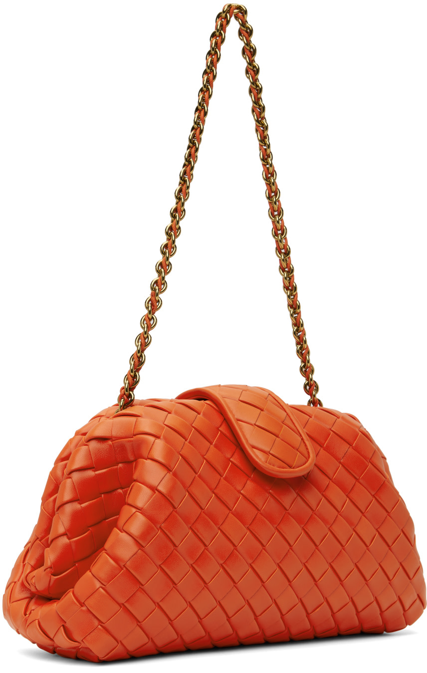 ［セール］Bottega Veneta ポーチ　オレンジ ボッテガ・ヴェネタがフルーツモチーフの新作ポーチを発売 立体的に