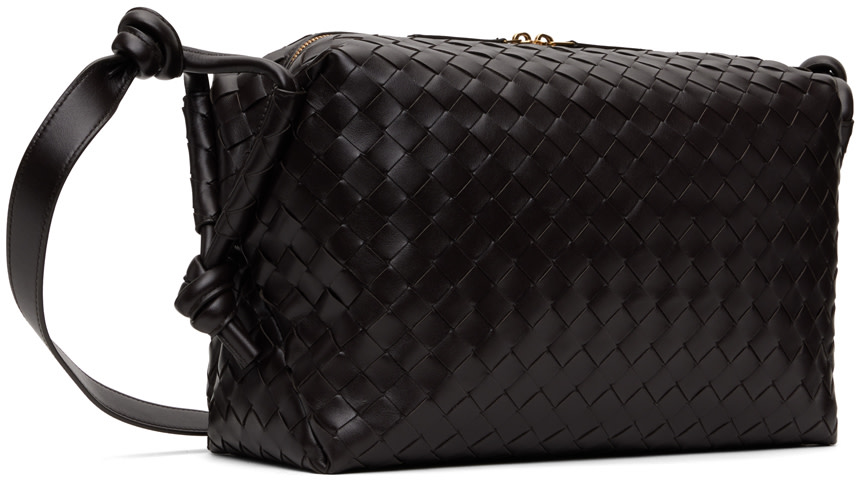 Bottega Veneta: Brown Medium Loop Weekender Duffle Bag | SSENSE