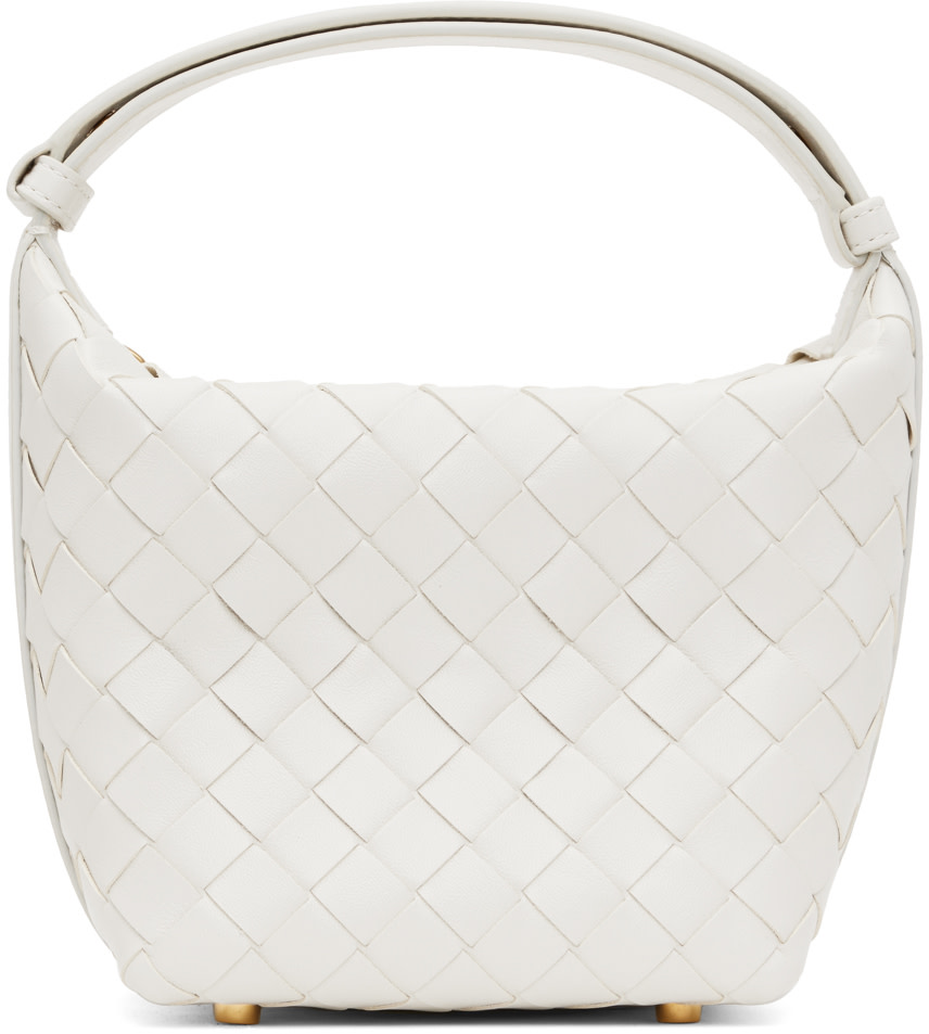 Bottega Veneta - Micro sac Wallace blanc