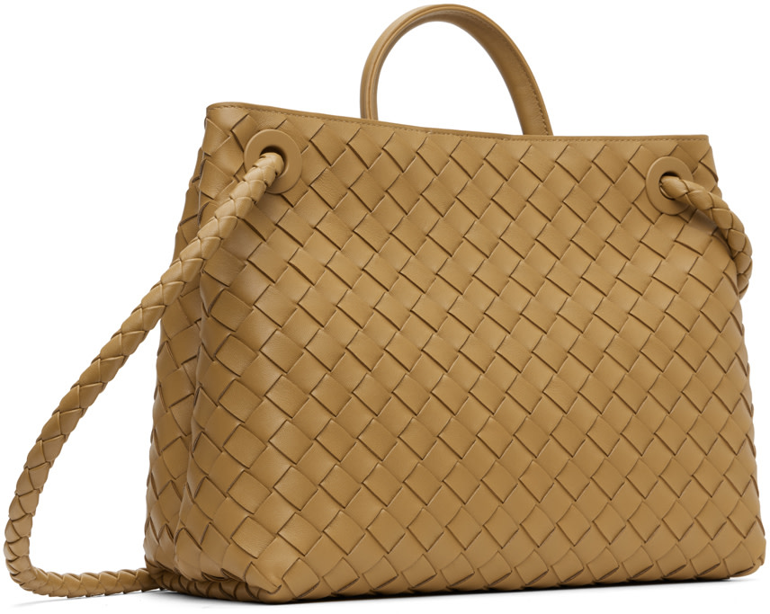 Bottega Veneta: Tan Medium Andiamo Bag | SSENSE