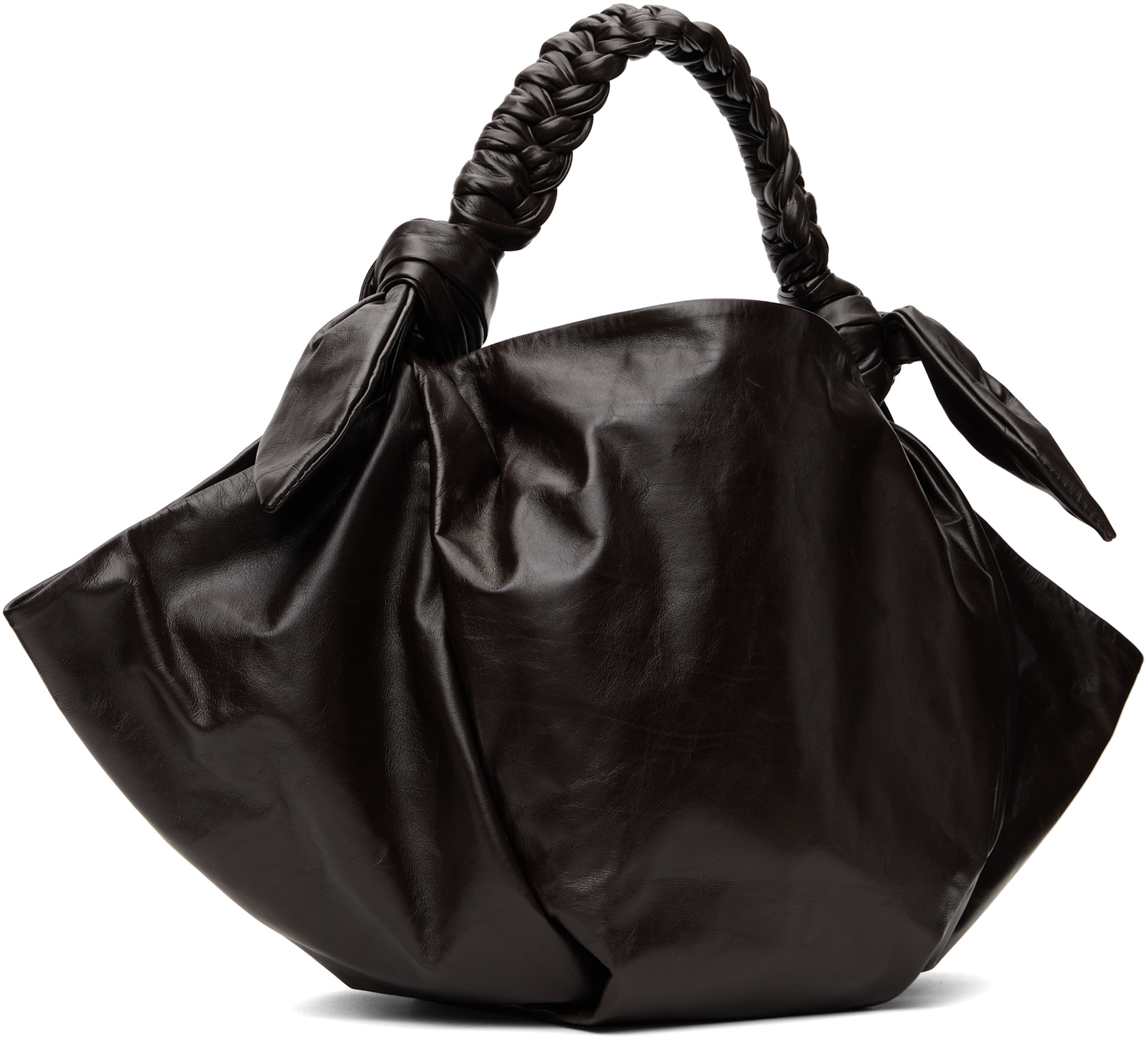 Bottega Veneta: Brown Foulard Bag | SSENSE