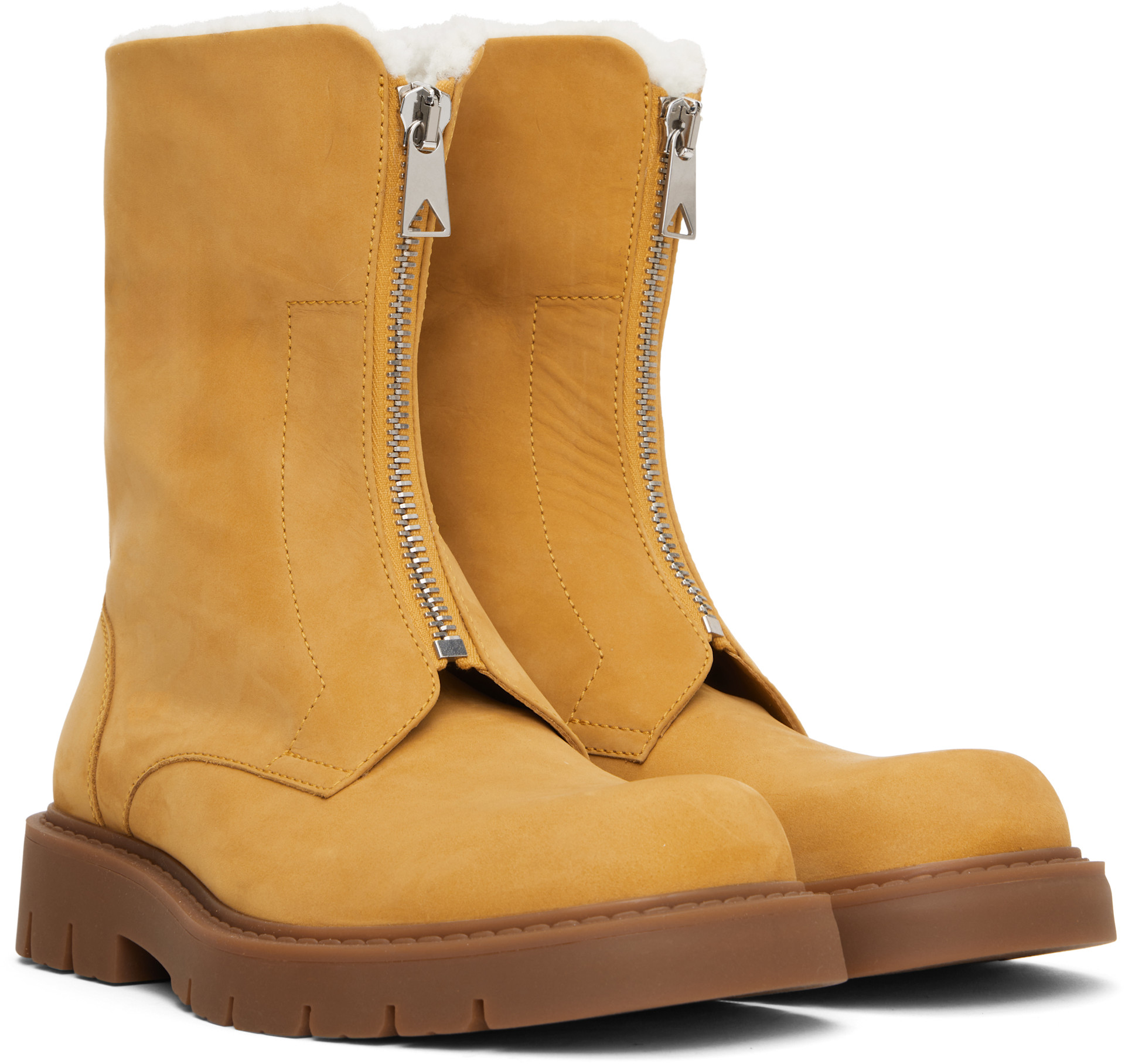 Bottega Veneta - Bottines Haddock beiges