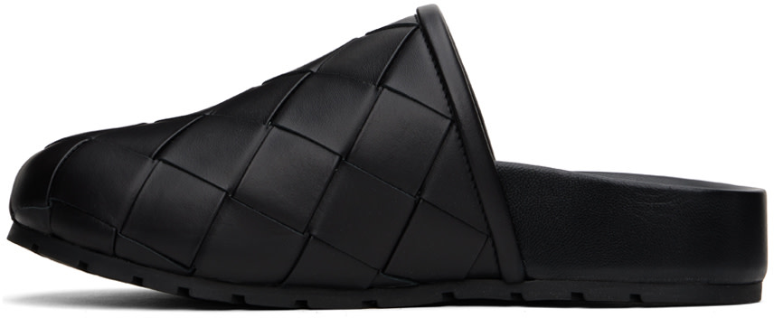 Bottega Veneta: Black Reggie Mules | SSENSE
