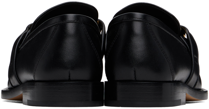 Bottega Veneta: ブラック Astaire ローファー | SSENSE 日本