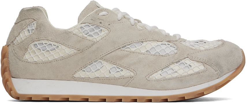 Bottega Veneta - Baskets Orbit blanc et gris