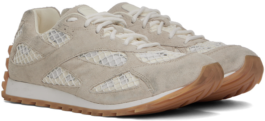 Bottega Veneta - Baskets Orbit blanc et gris