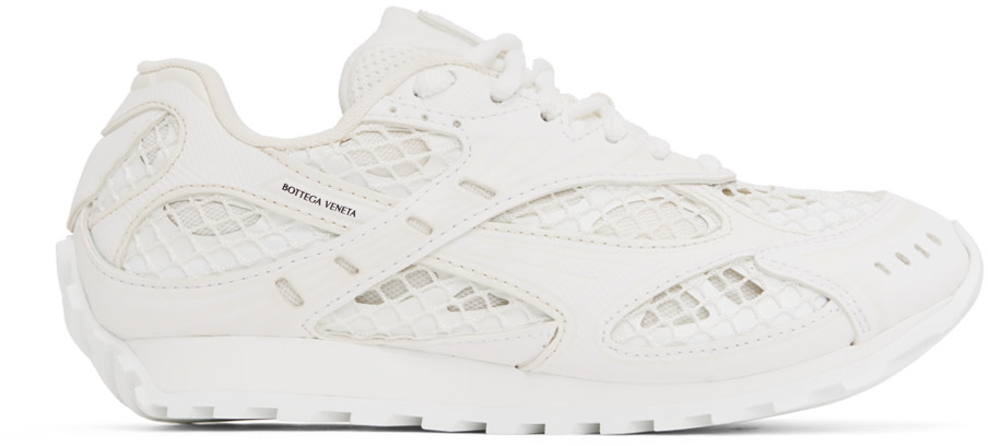 Bottega Veneta - Baskets Orbit blanc et blanc cassé