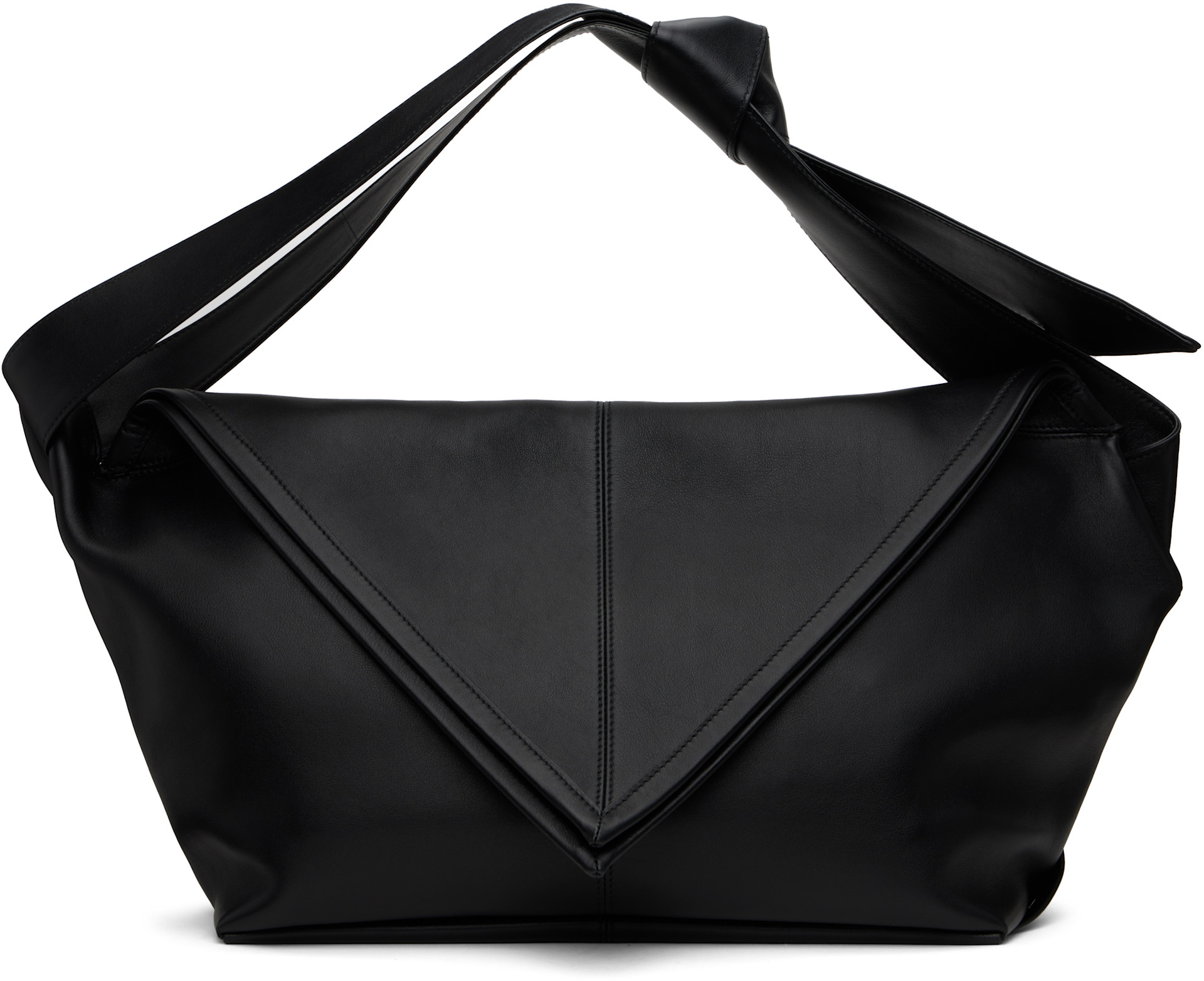 Bottega Veneta: Black Sawyer Bag | SSENSE