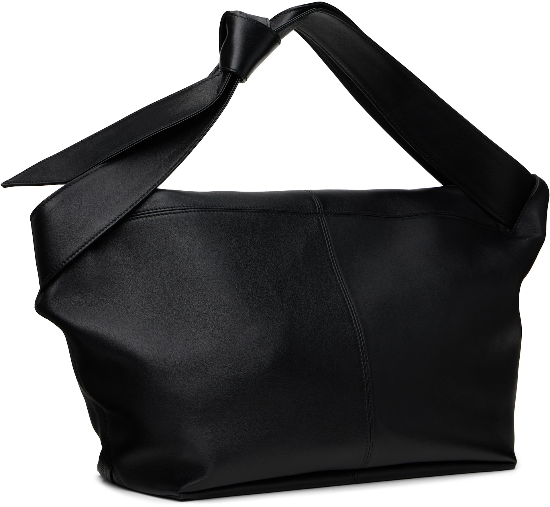 Bottega Veneta: Black Sawyer Bag | SSENSE