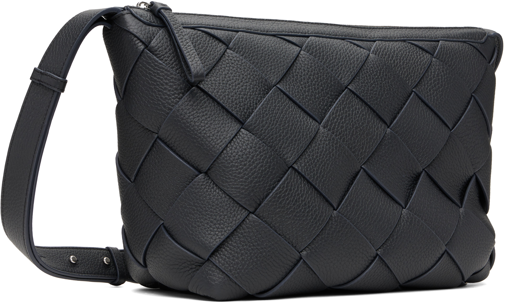 Bottega Veneta - 네이비 미디엄 디아고 메신저백