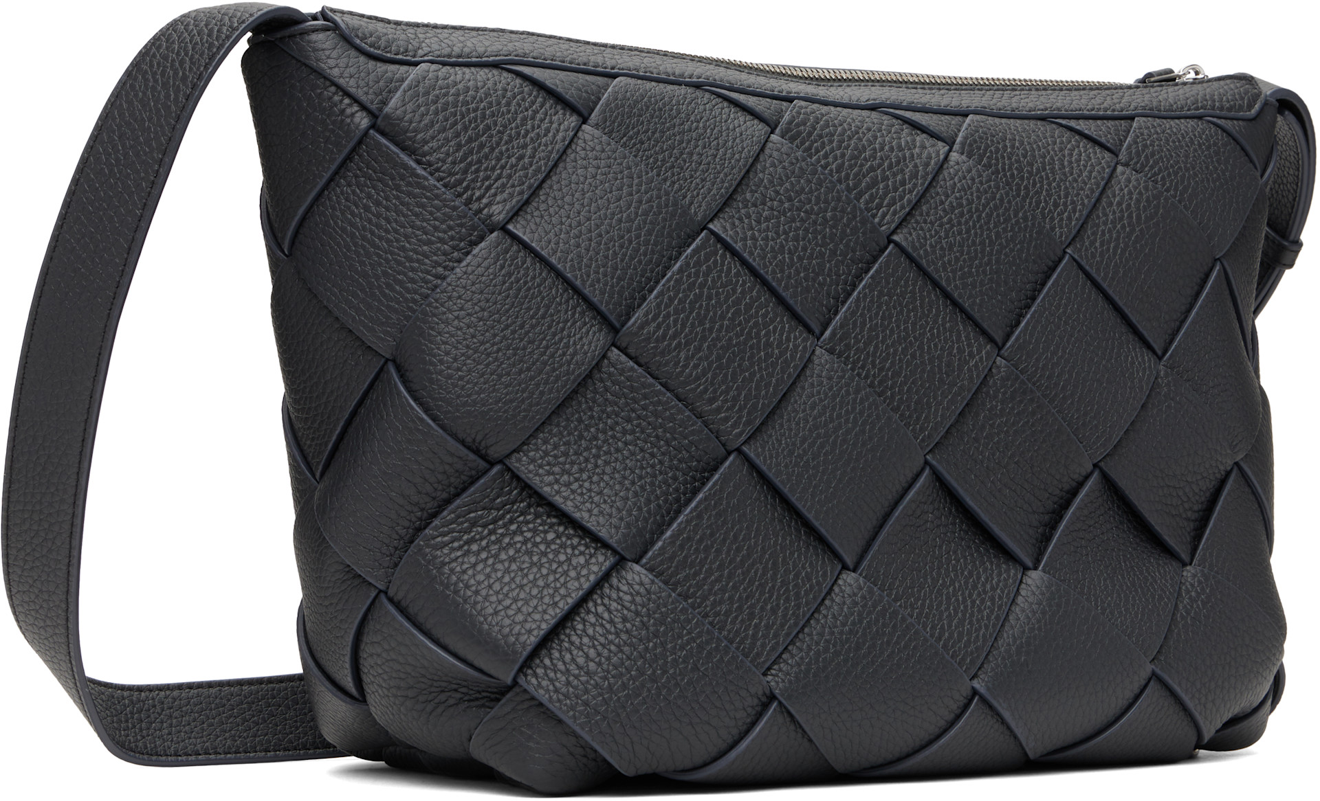 Bottega Veneta - 네이비 미디엄 디아고 메신저백