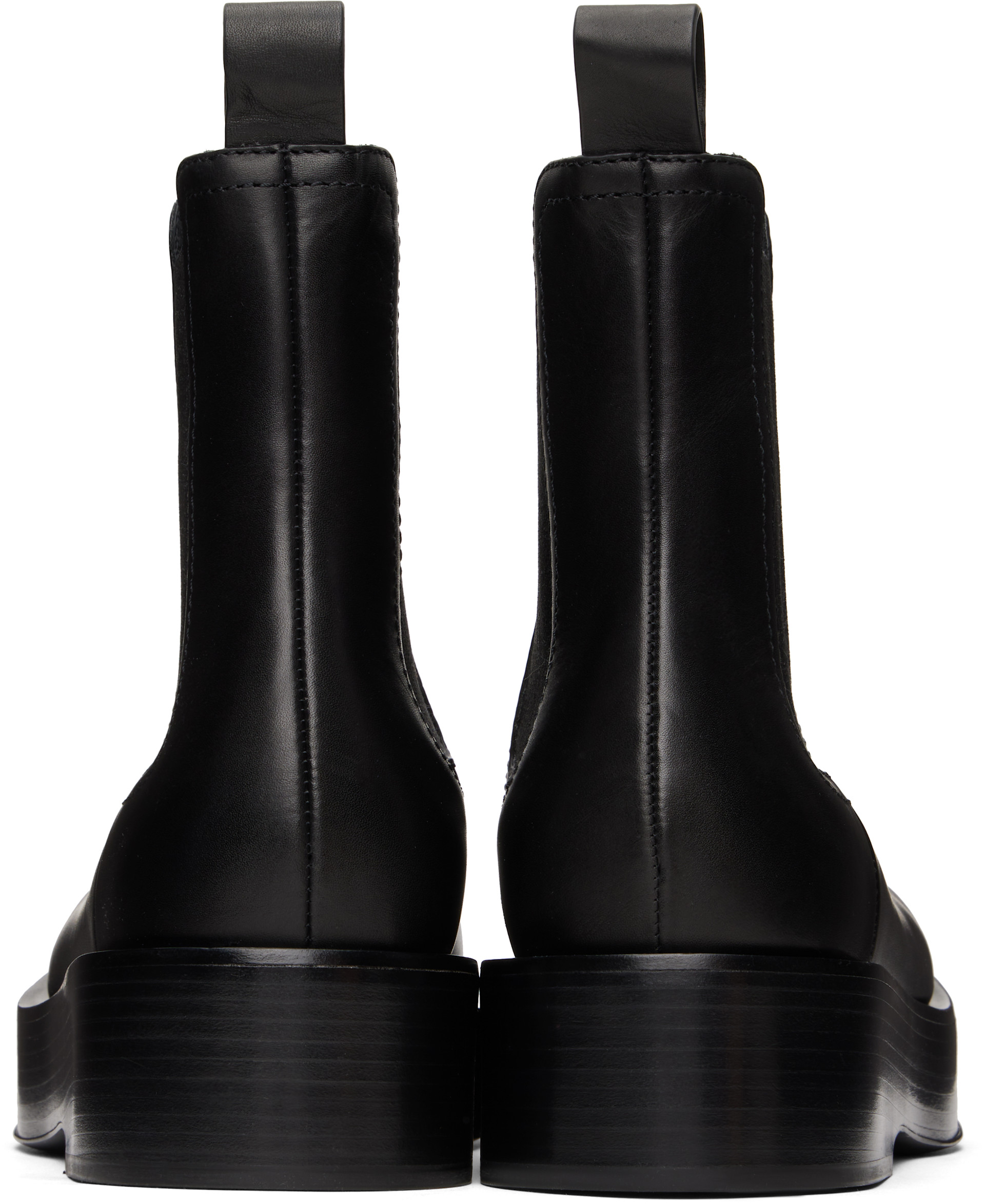 Bottega Veneta: Black Torino Chelsea Boots | SSENSE
