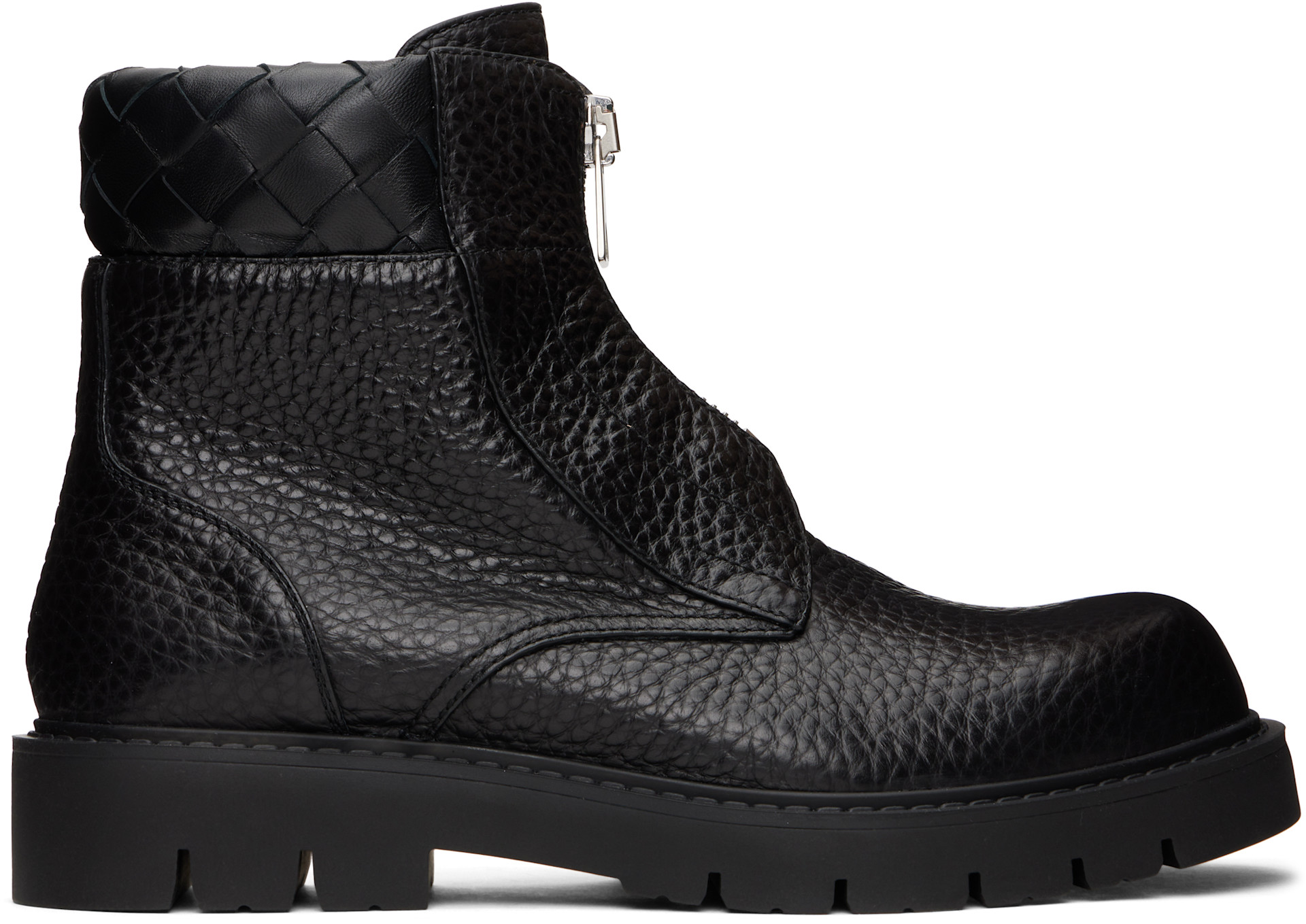 Bottega Veneta - Bottines Haddock noires