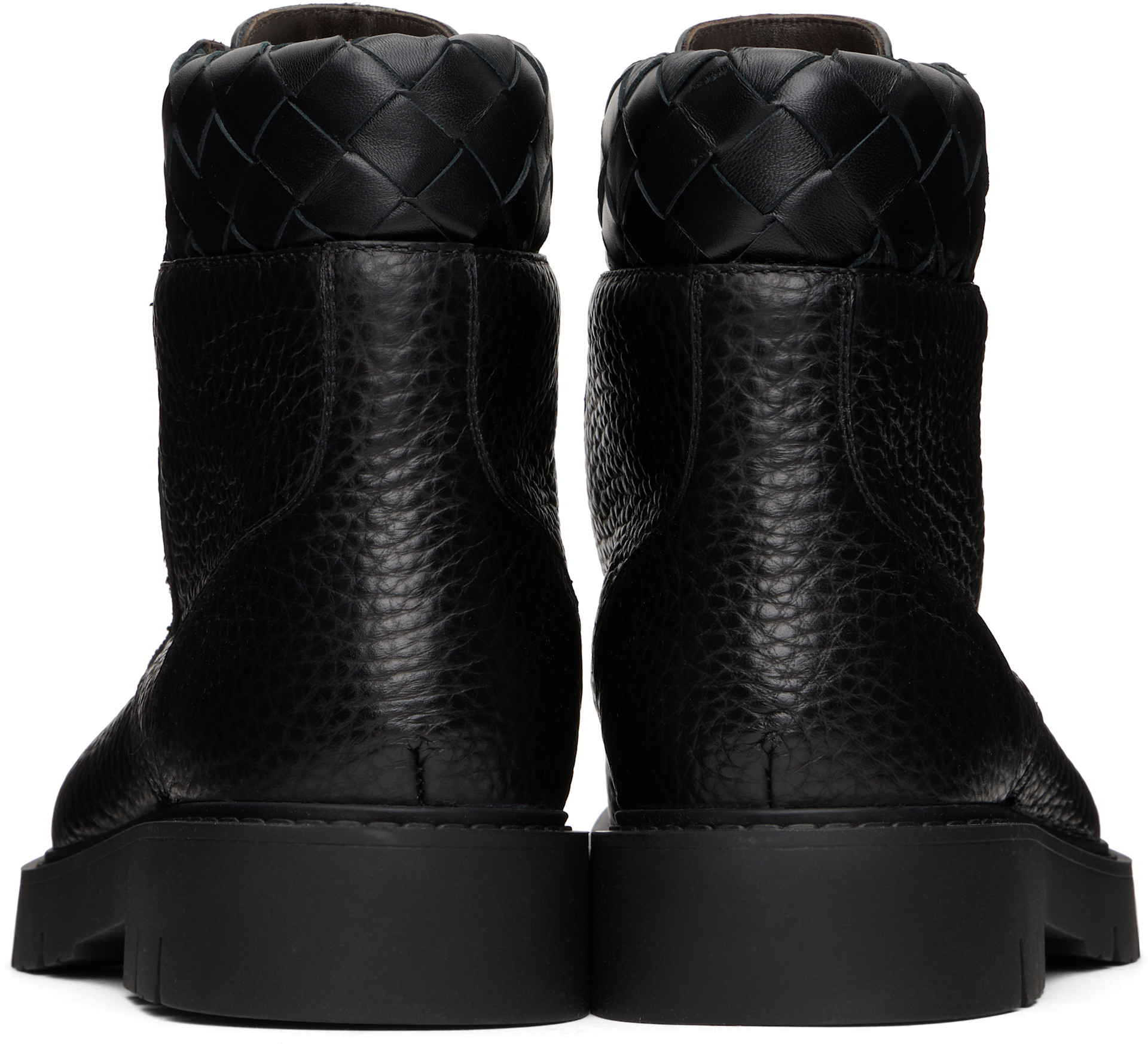 Bottega Veneta - Bottines Haddock noires