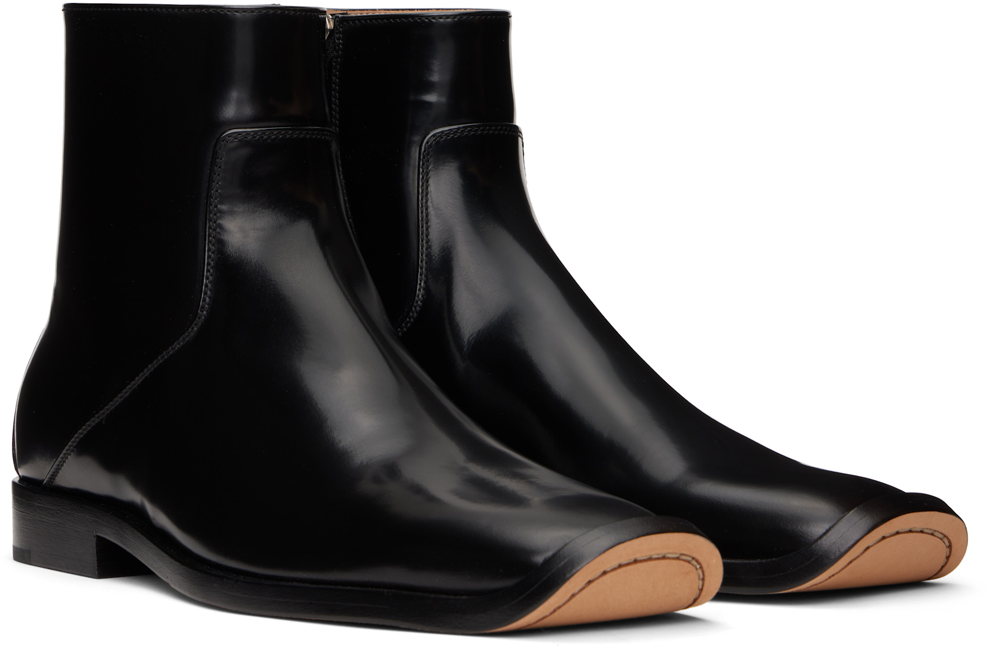 Bottega Veneta - Bottines Comma noires