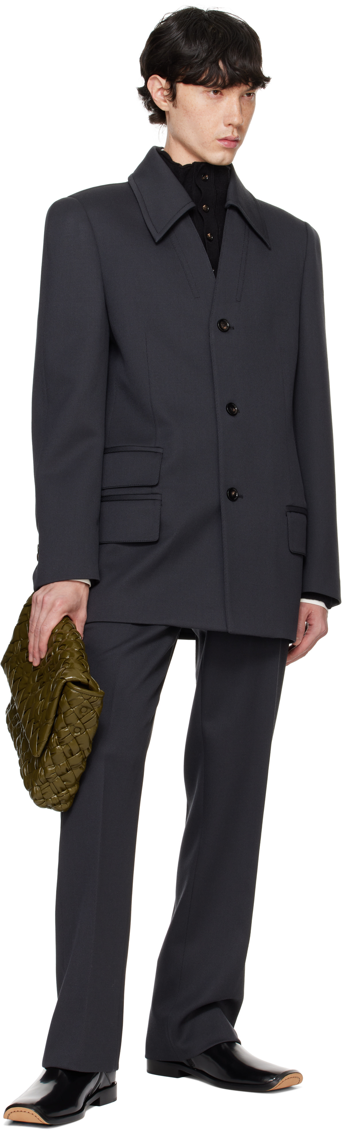 Bottega Veneta - Bottines Comma noires