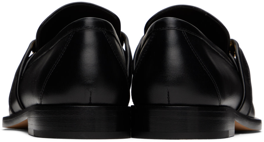 Bottega Veneta ローファー ブラック Bottega Veneta: Black Astaire Loafers | SSENSE