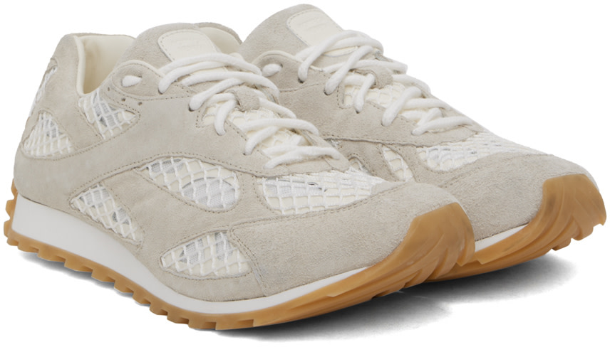 Bottega Veneta - Baskets Orbit blanc et gris