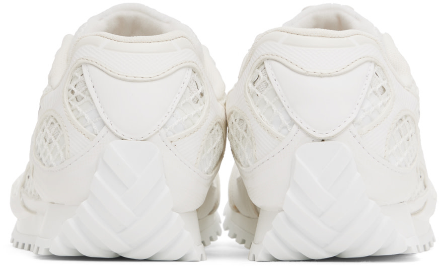 Bottega Veneta: White & Off-White Orbit Sneakers | SSENSE Canada