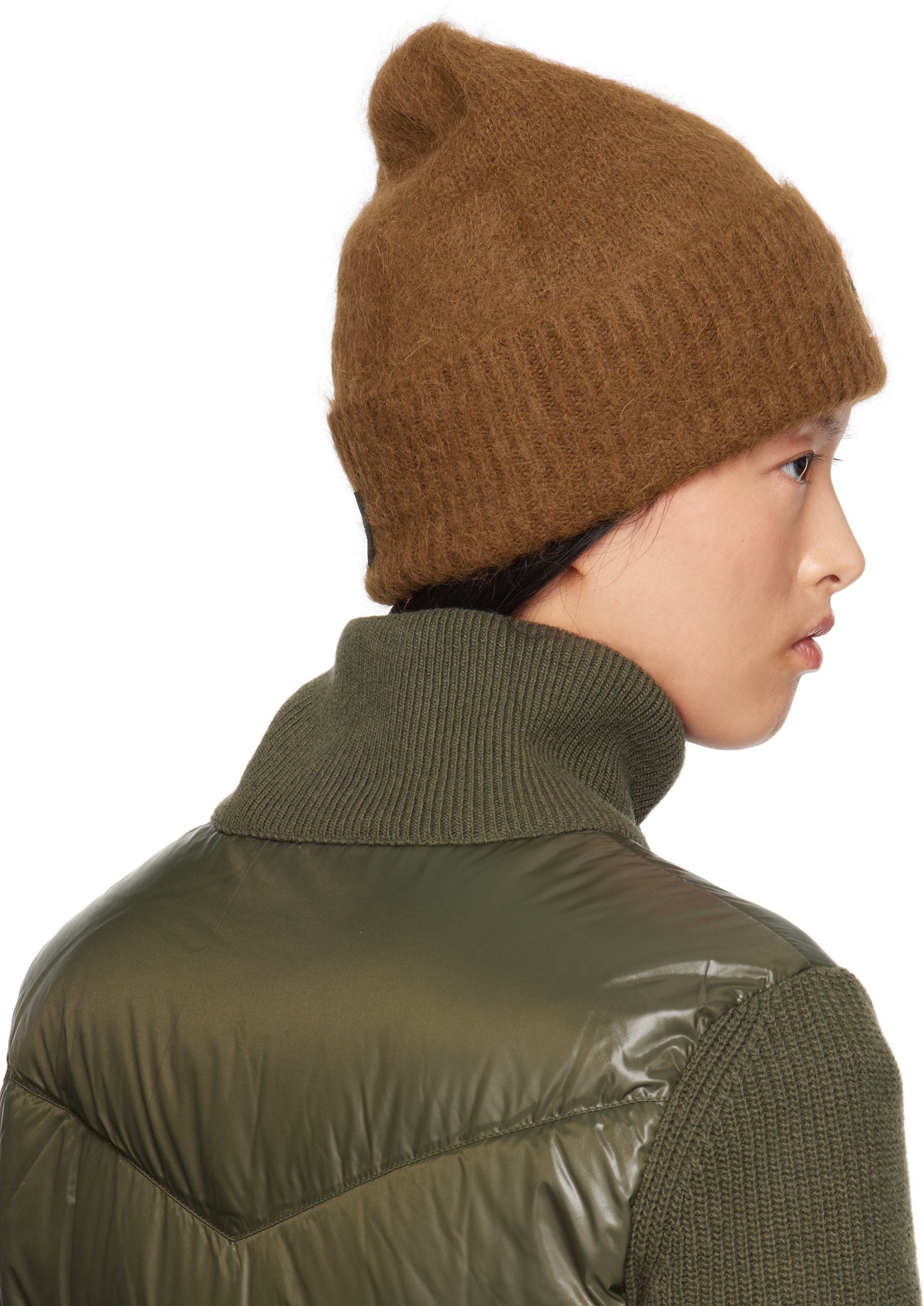 Moncler Grenoble: Brown Alpaca & Wool Beanie | SSENSE