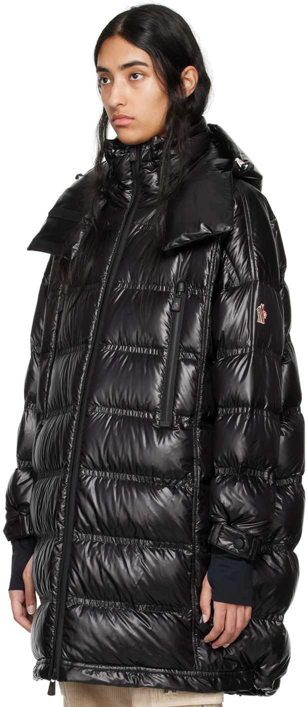 Moncler Grenoble: Black Rochelairs Down Coat | SSENSE