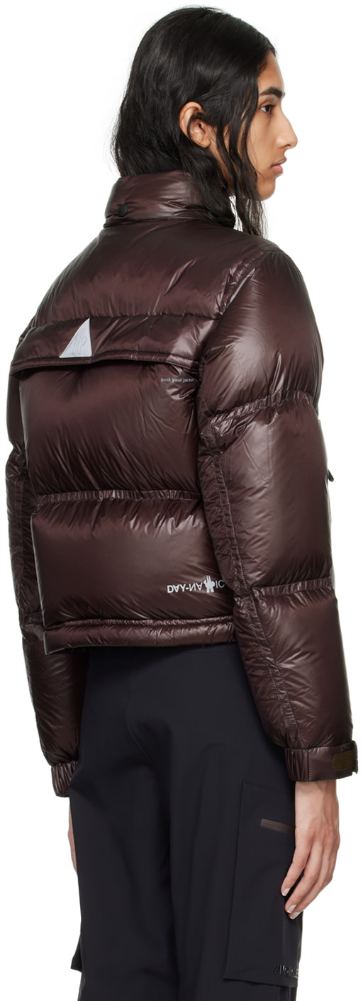 Moncler Grenoble: Brown Julier Down Jacket | SSENSE