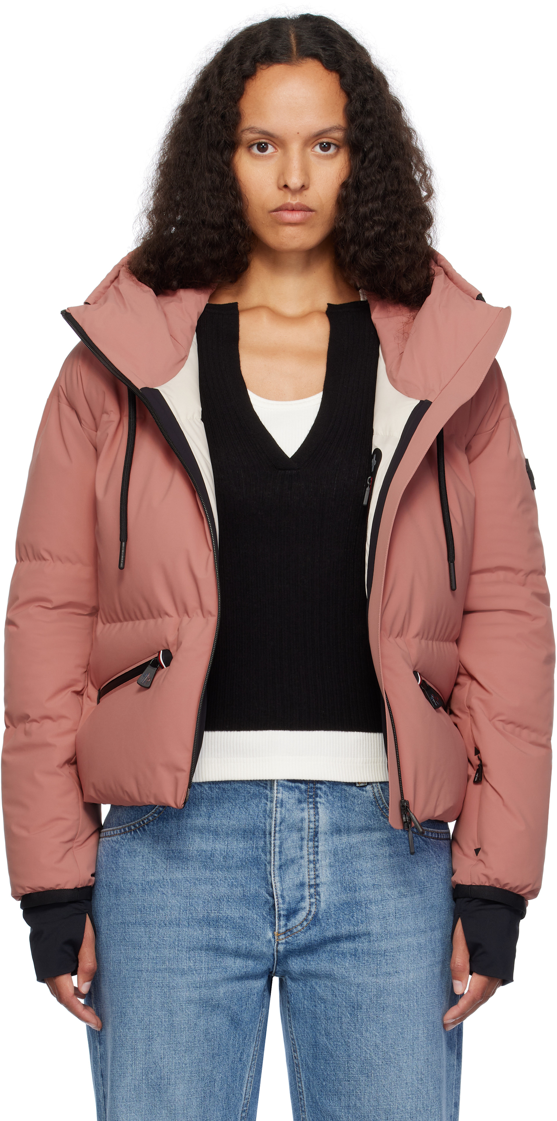y2k mont-bell down jacket ピンク 短丈GORE-TEX 00s mont-bell shell jacket y2k 短丈 ドローコード - メルカリ