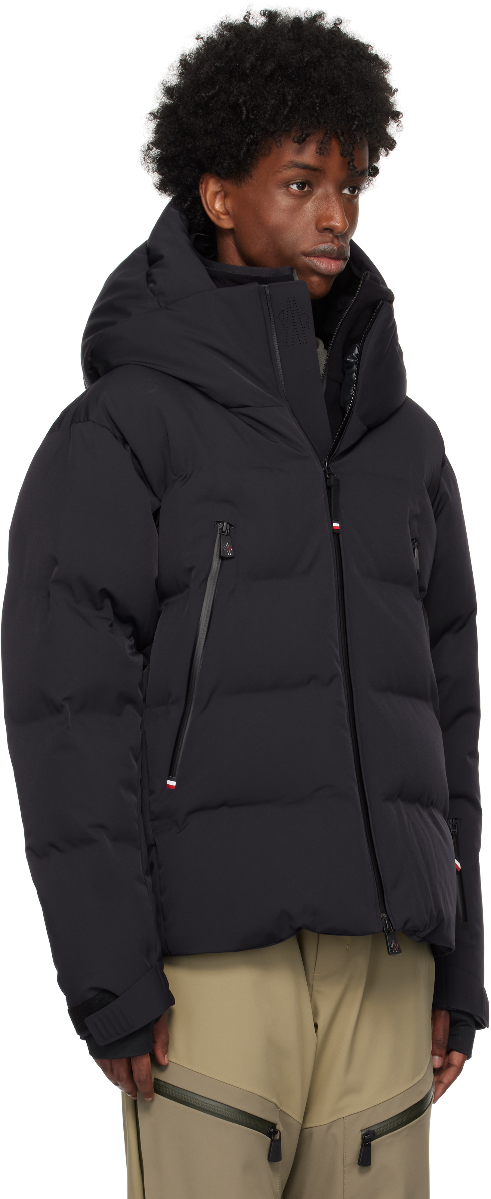 Moncler Grenoble: Navy Fellberg Down Jacket | SSENSE Canada