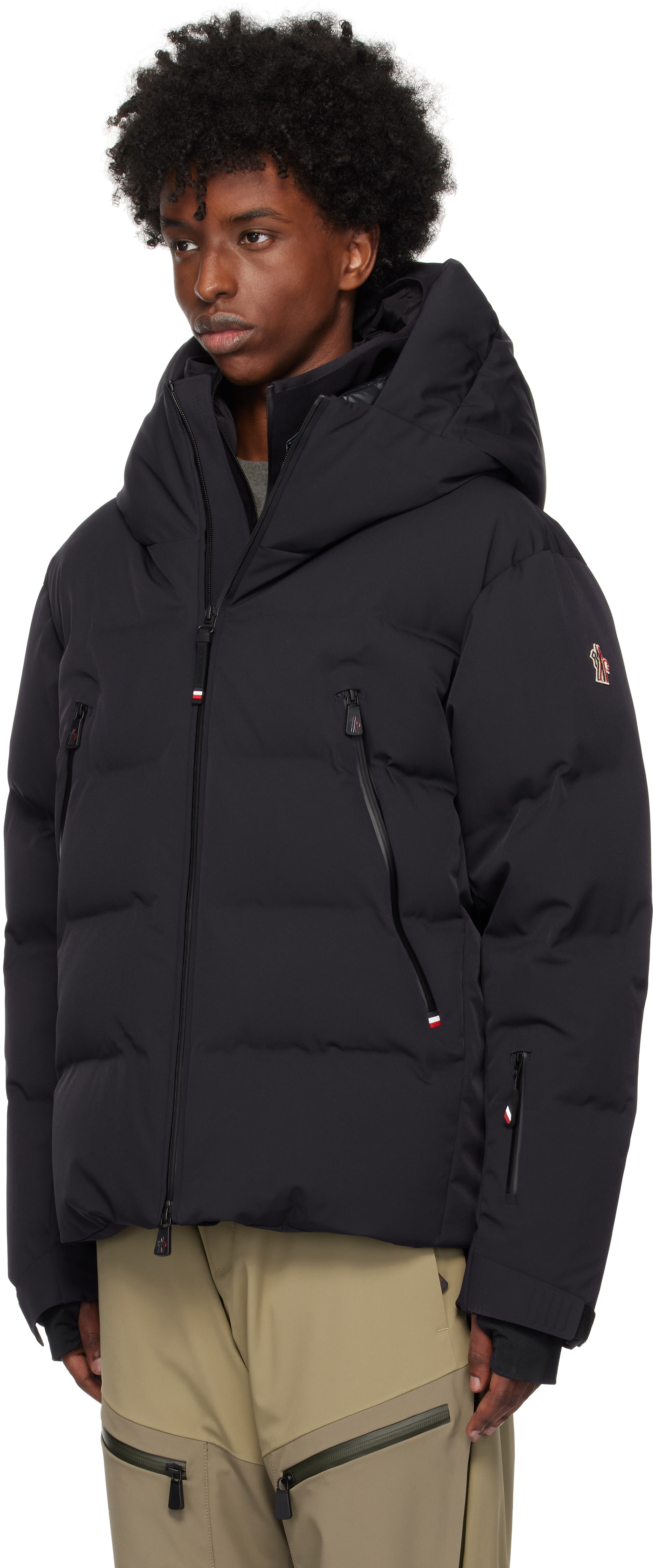 【20SS/パッカブル】モンクレール GROSEILLE ジャンパー 黒 0 Moncler Grenoble: Navy Fellberg Down Jacket | SSENSE
