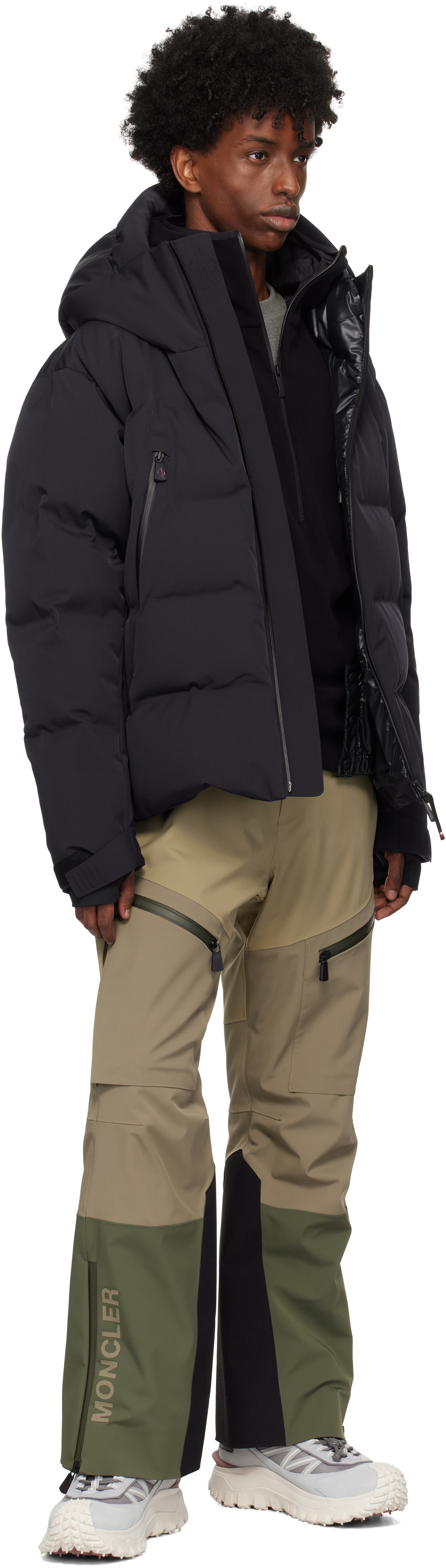 Moncler Grenoble: Navy Fellberg Down Jacket | SSENSE
