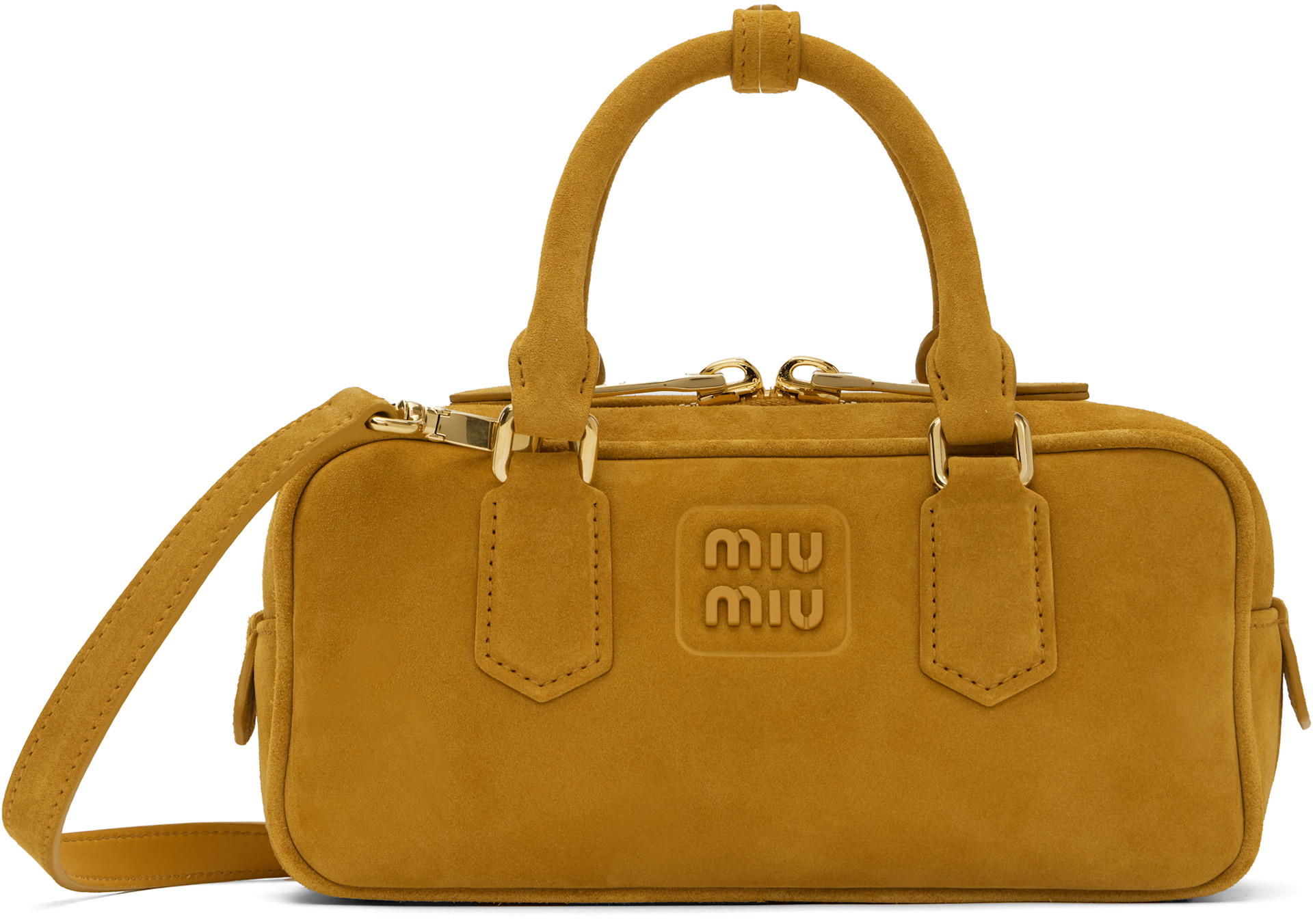 Miu Miu - Sac Arcadie brun clair