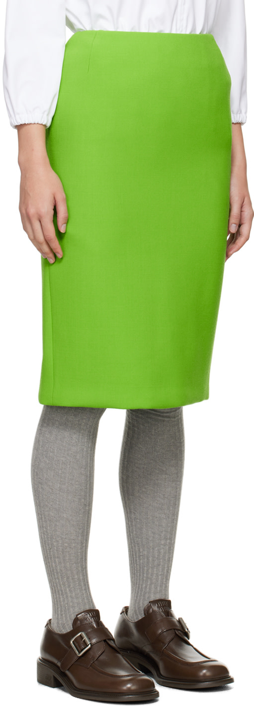 Miu Miu - Jupe crayon midi verte