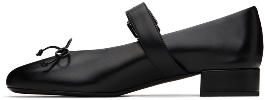 Miu Miu: Black Mary Jane Heels | SSENSE Canada