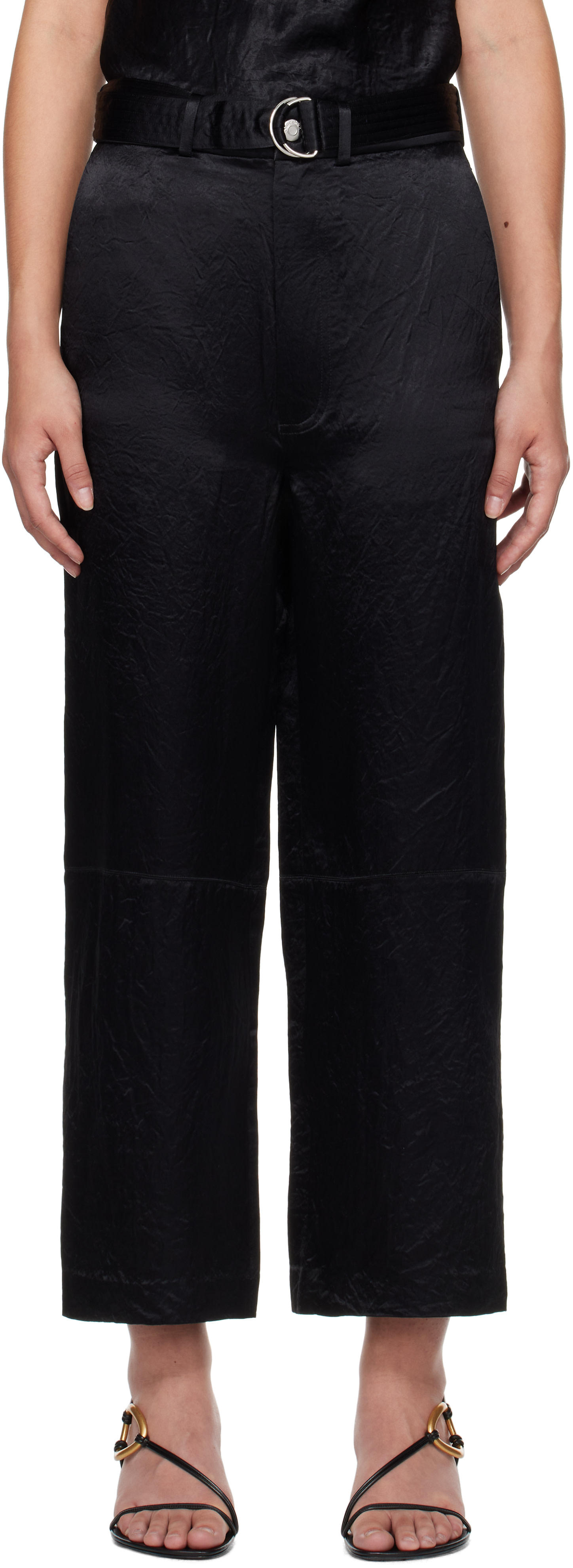 Nanushka - Pantalon Husna noir