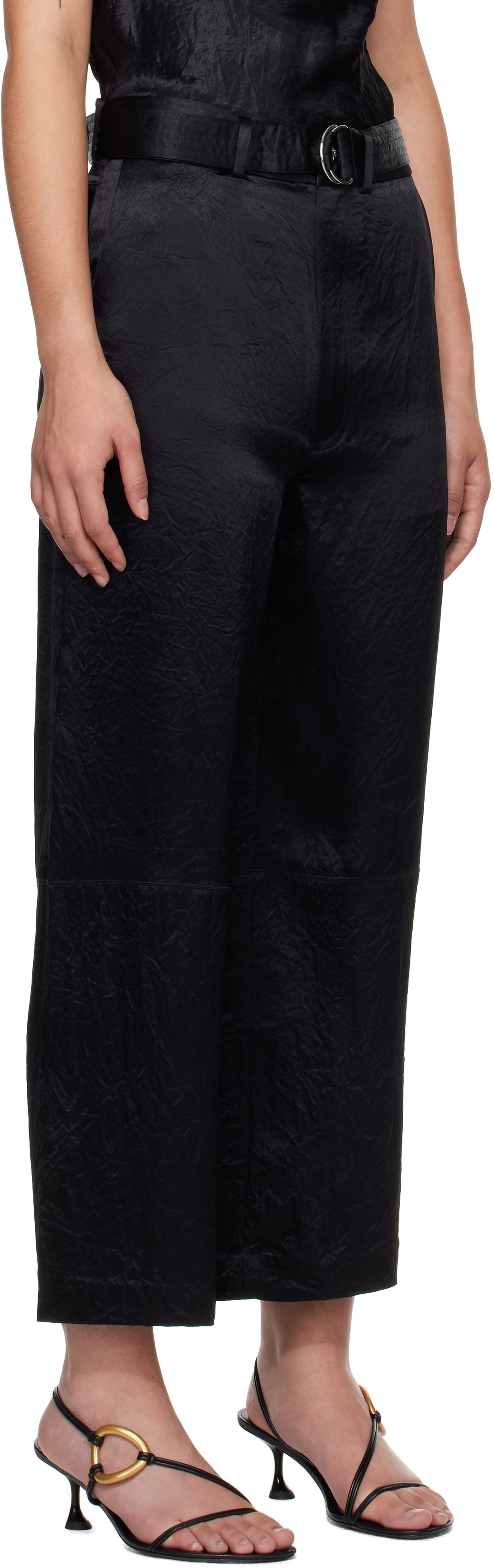 Nanushka - Pantalon Husna noir