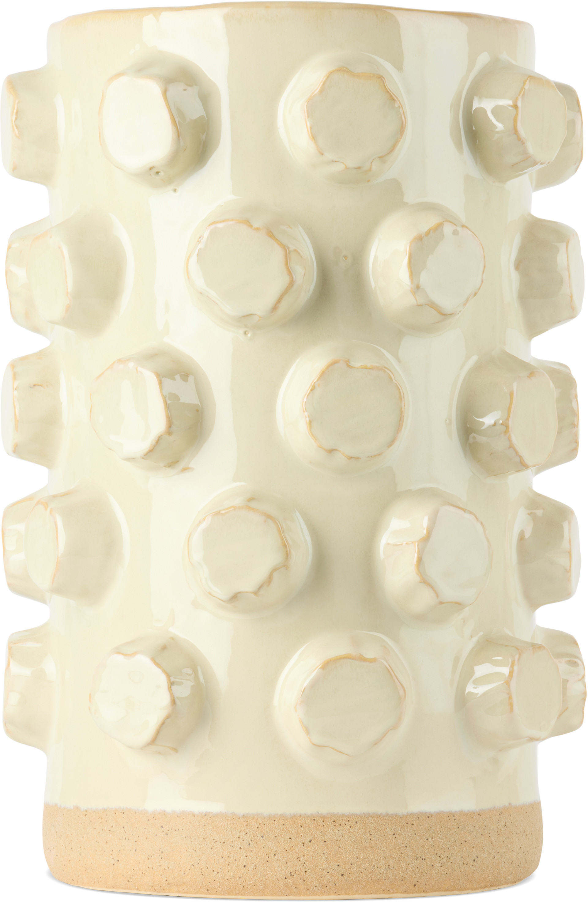POLSPOTTEN - Moyen vase Structure beige