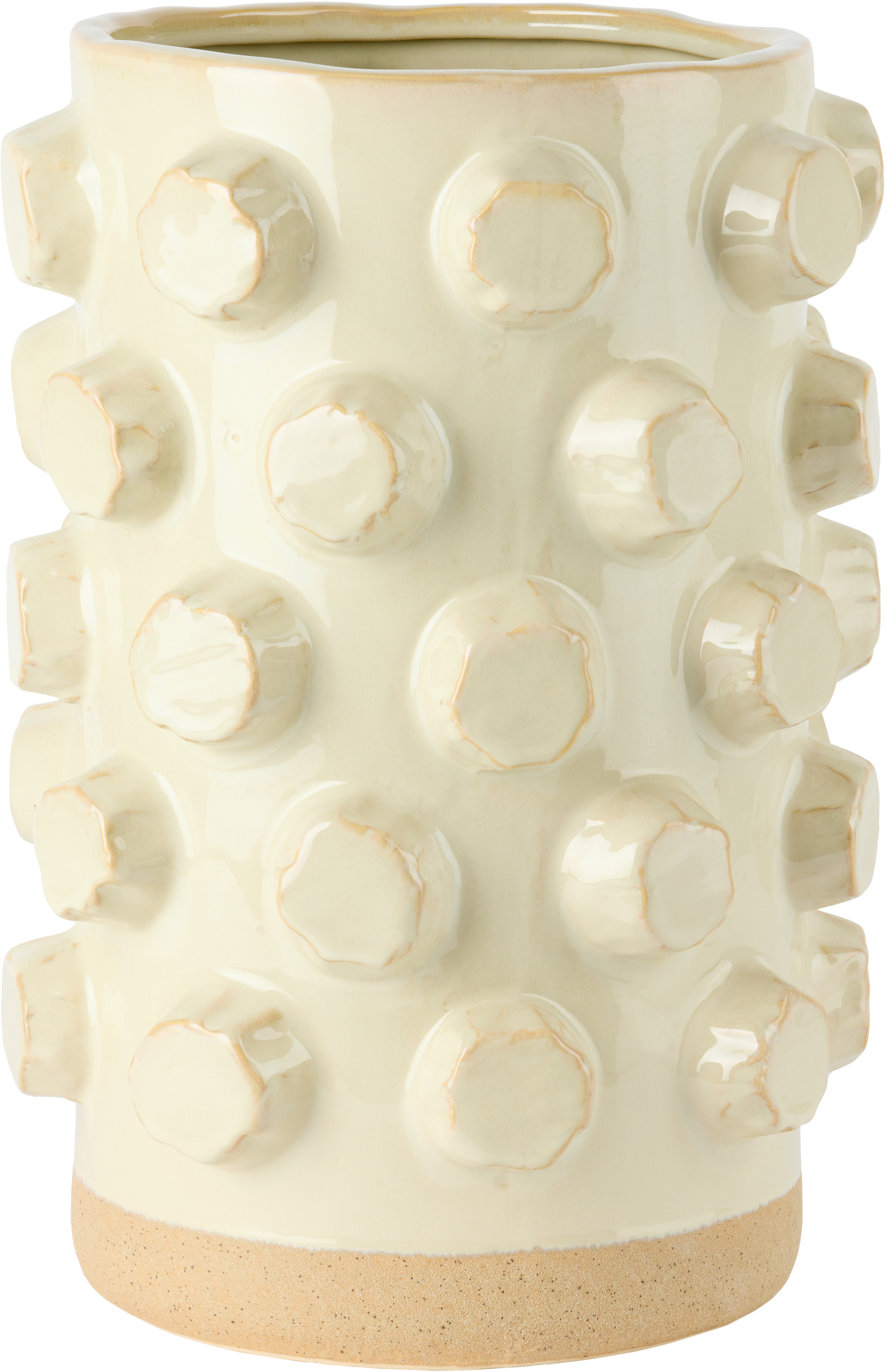 POLSPOTTEN - Beige Structure M Vase