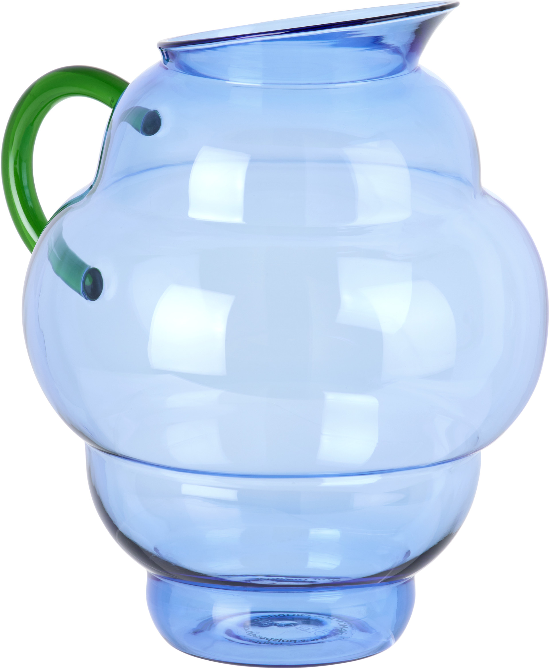 POLSPOTTEN - Carafe Mizu Kiri bleu et vert