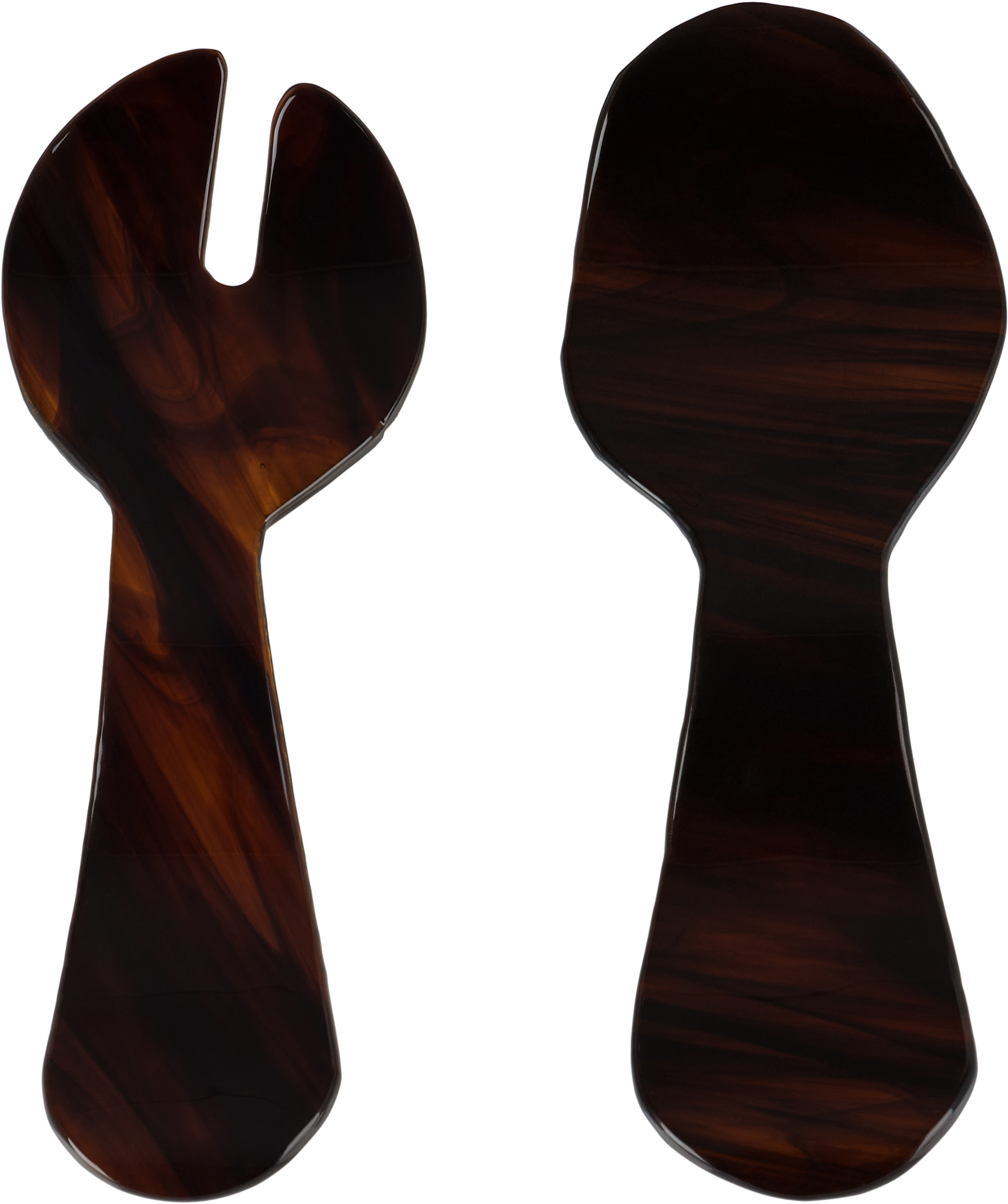 Los Objetos Decorativos - Couvert brun en verre